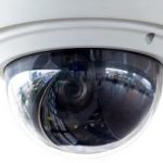 Inside Dome Security Camera no background
